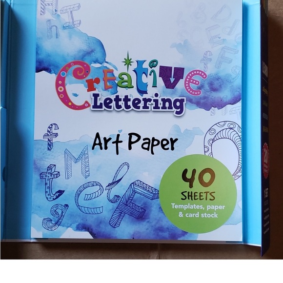 NEW Creative Lettering Set for Young Artists, Art Drawing Calligraphy Homeschool - Picture 3 of 5